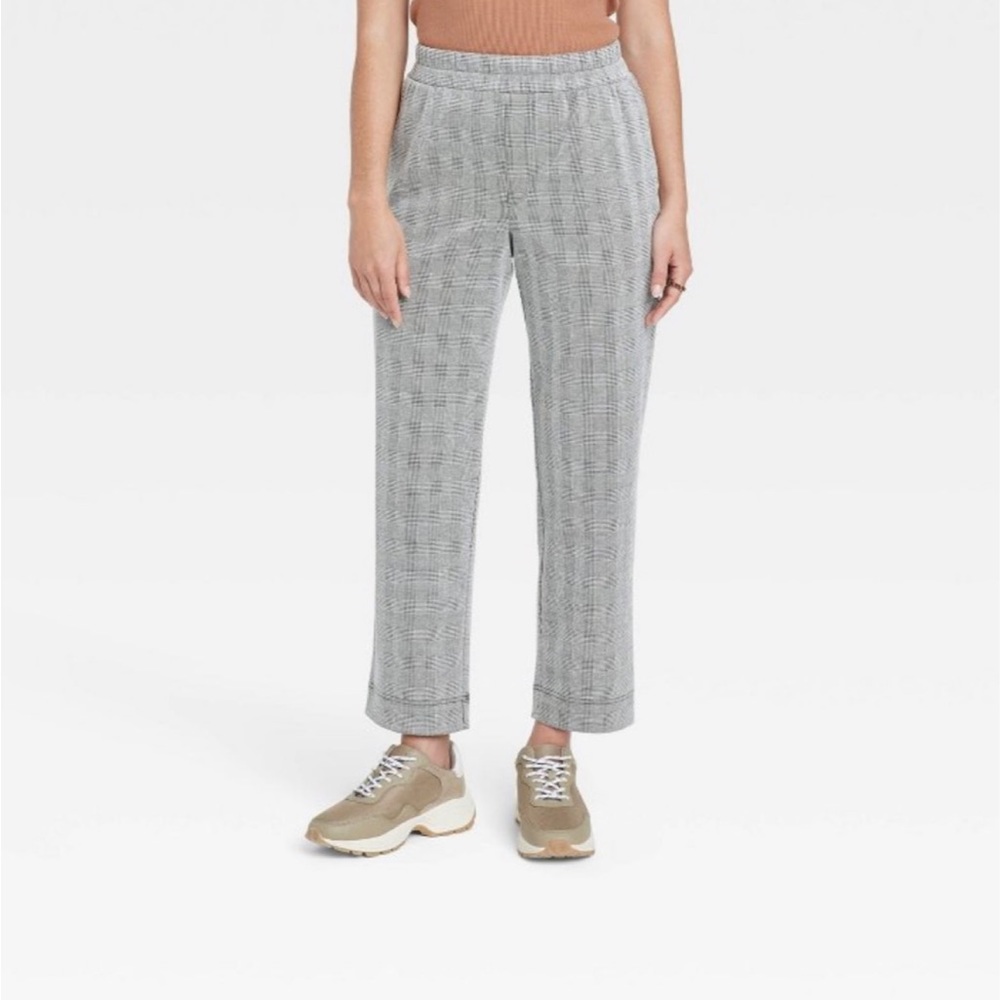 Womens high rise slim straight fit ankle pants - a new day- size large